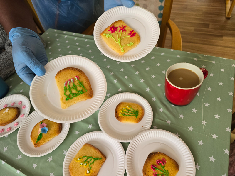 Chelsea Flower Show Inspires Biscuit Decorating at The Firs