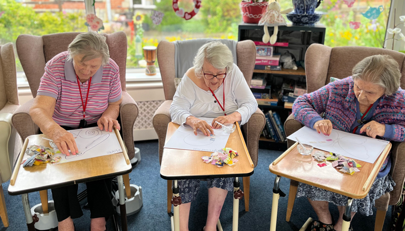 Creative Patchwork Fun at Ashley House
