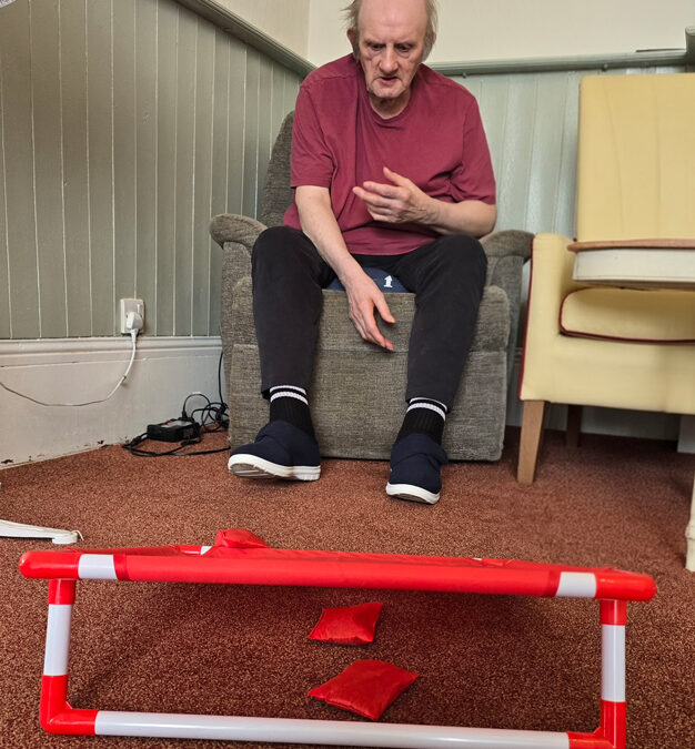 Bean Bag Toss Sparks Friendly Competition at The Firs