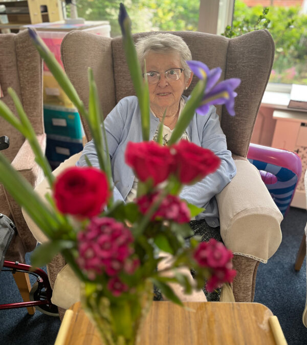 Residents Bring Colour and Scent to Ashley House