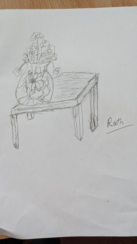 Ruths finished piece