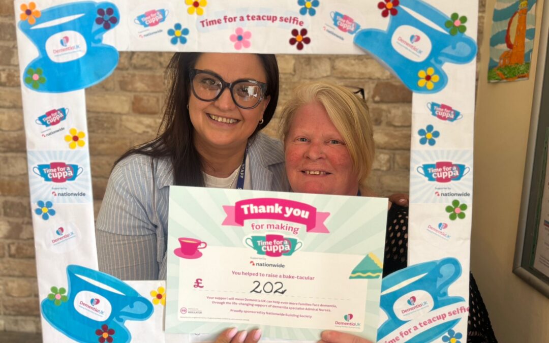Ashfield Raises £202 for Dementia UK with ‘Time for a Cuppa’